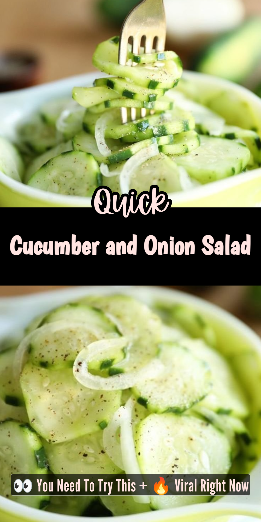 Cucumber and Onion Salad