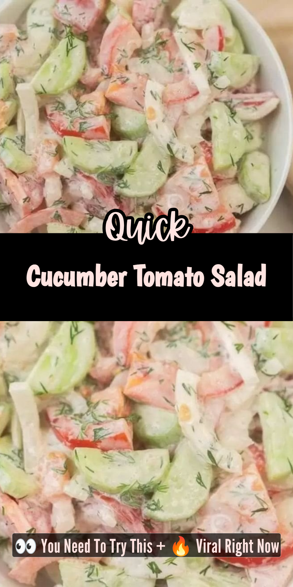 Cucumber Tomato Salad
