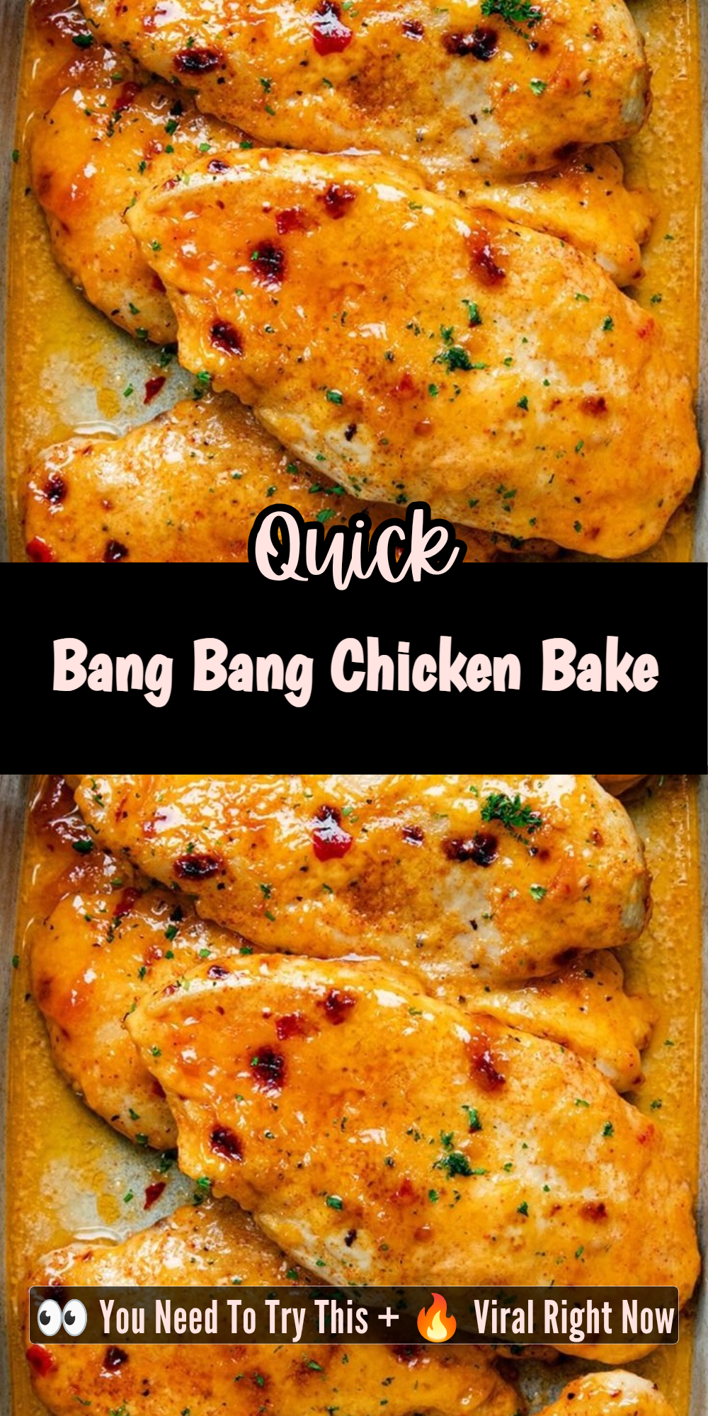 Bang Bang Chicken Bake