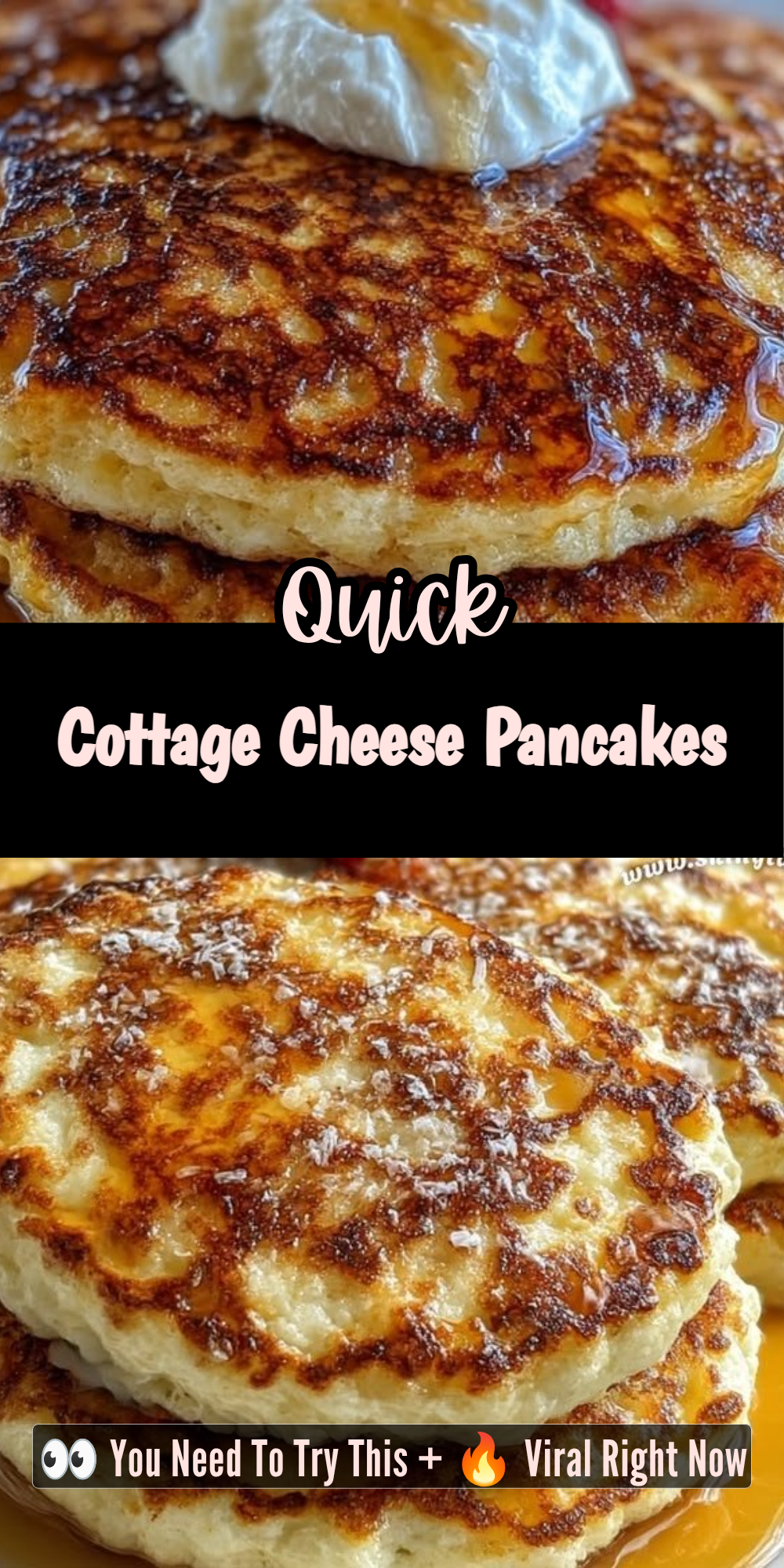 Cottage Cheese Pancakes