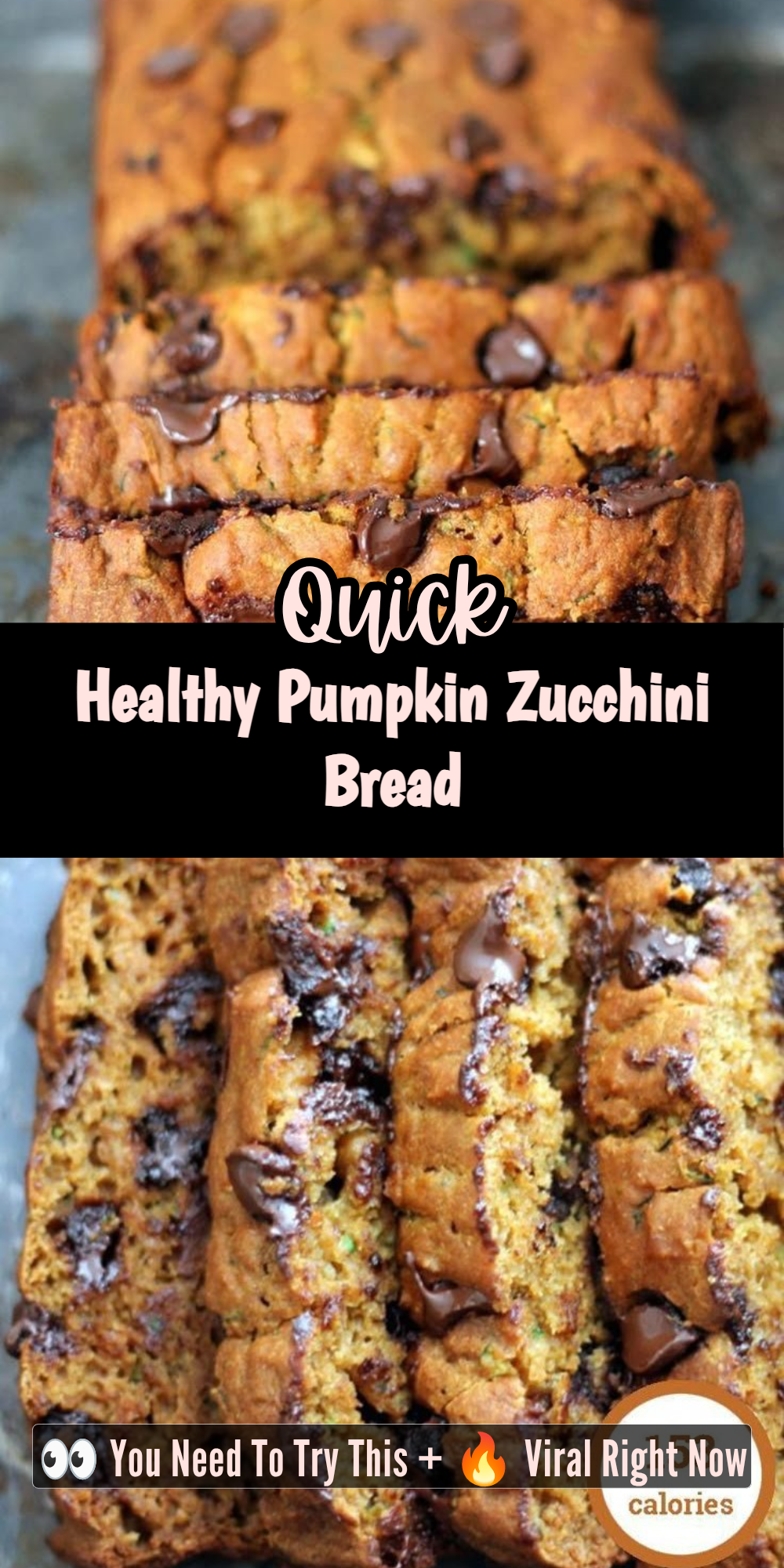 Healthy Pumpkin Zucchini Bread