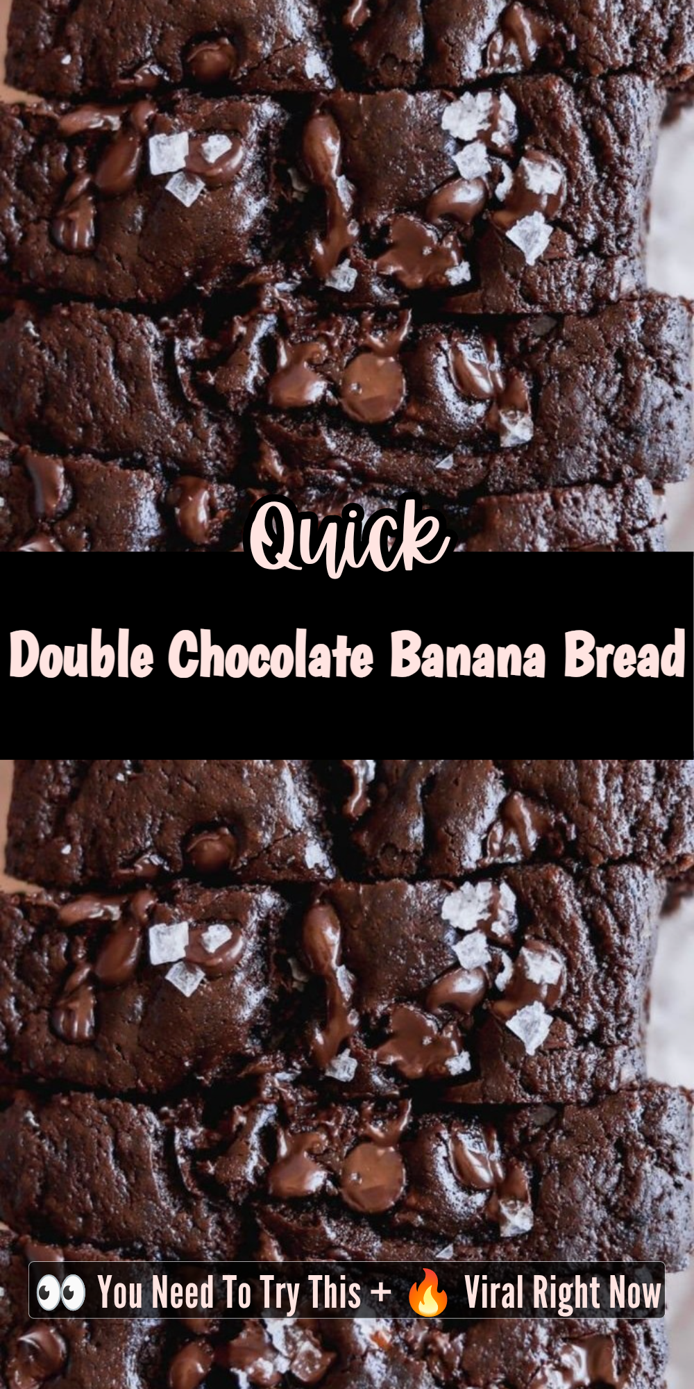 Double Chocolate Banana Bread