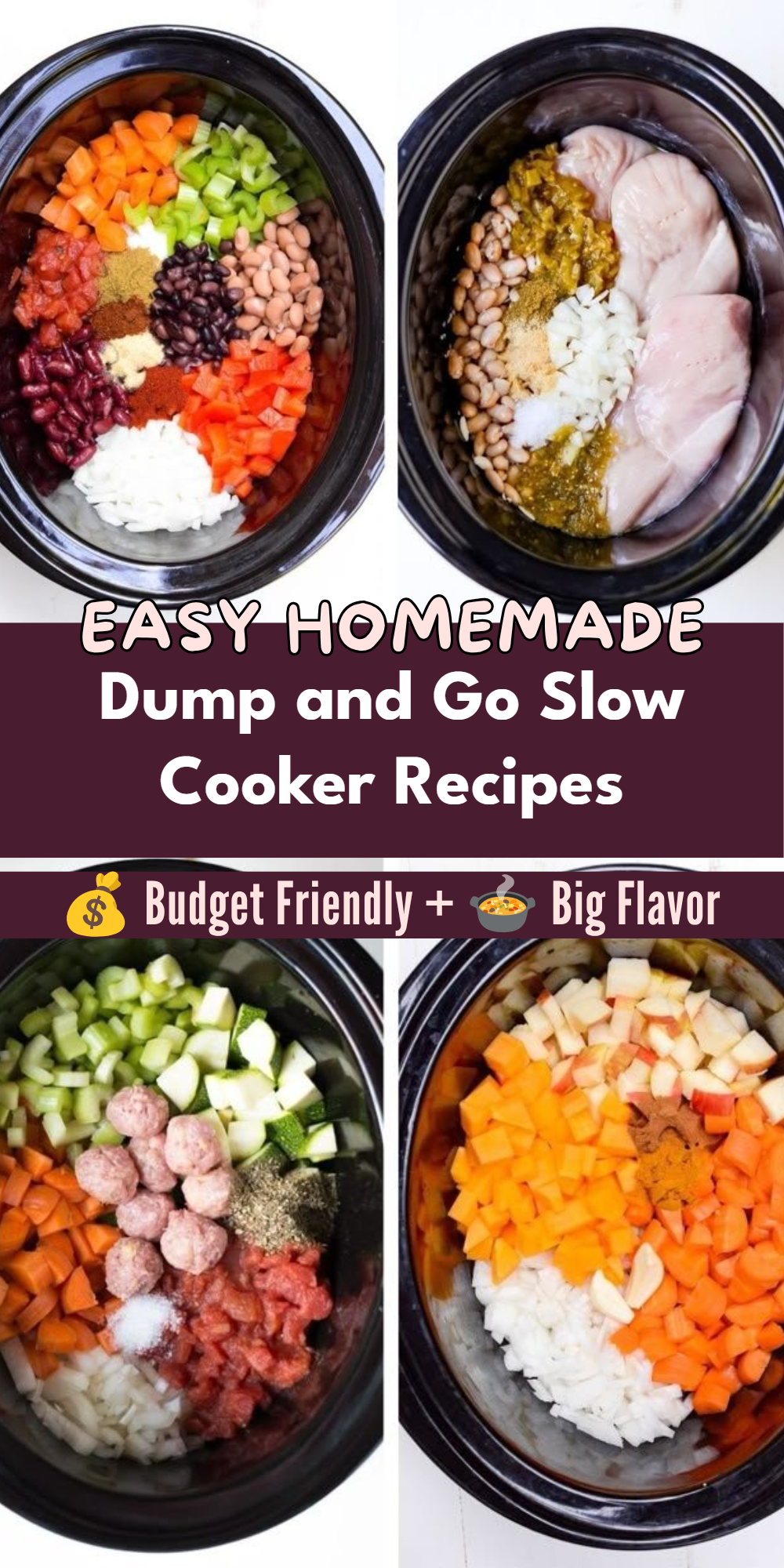 Dump and Go Slow Cooker Recipes