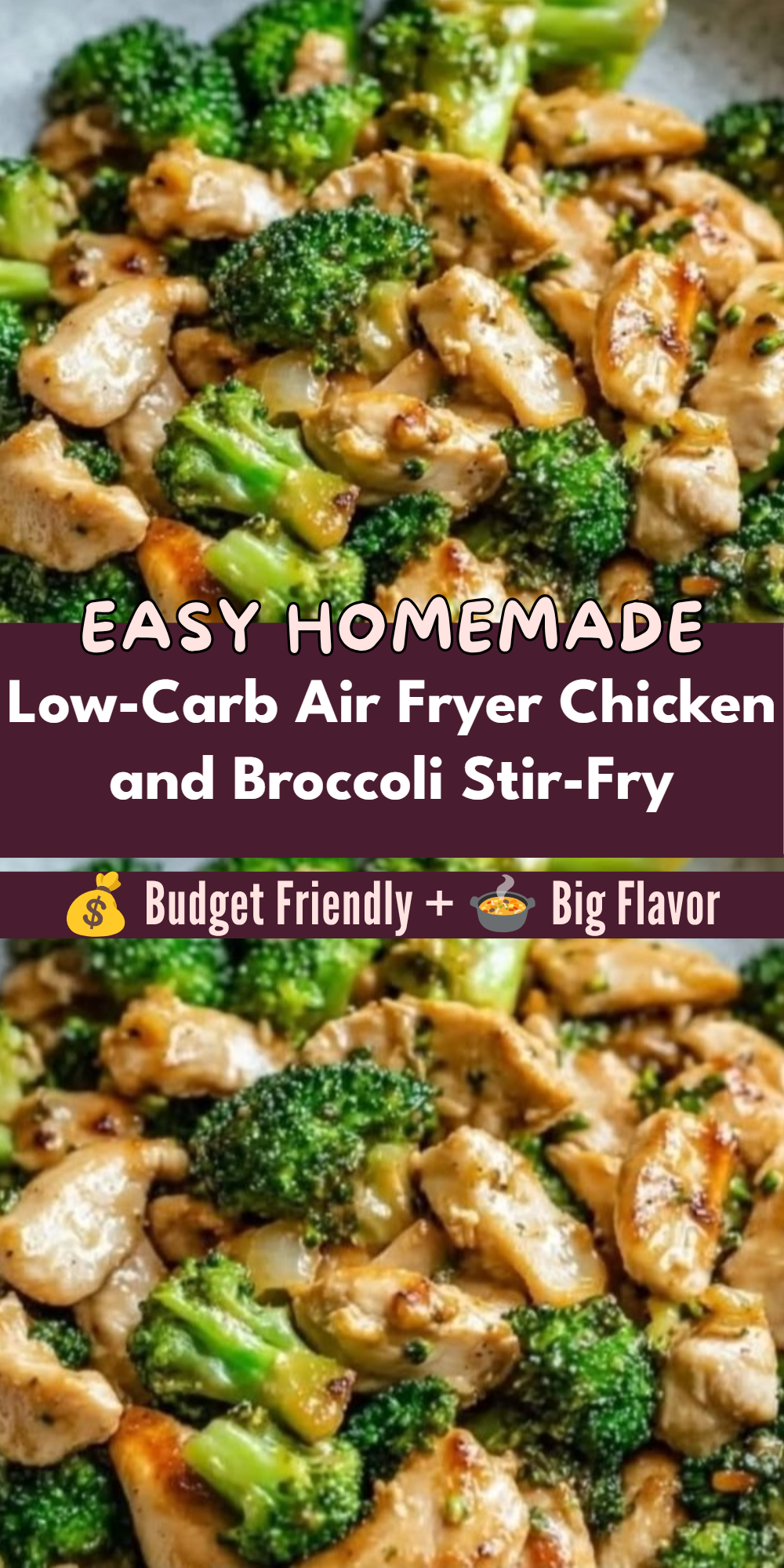 Low-Carb Air Fryer Chicken and Broccoli Stir-Fry