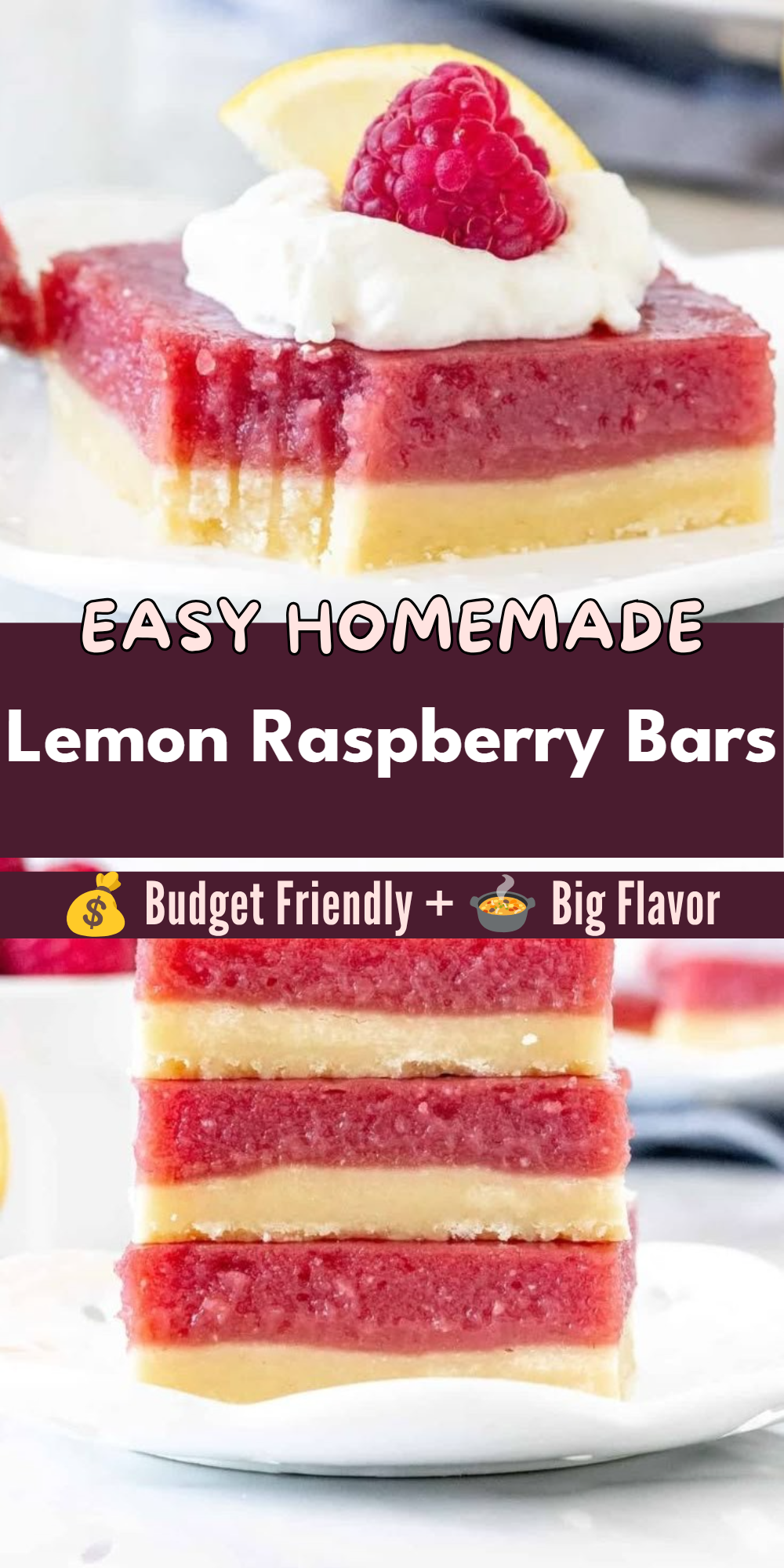 Lemon Raspberry Bars