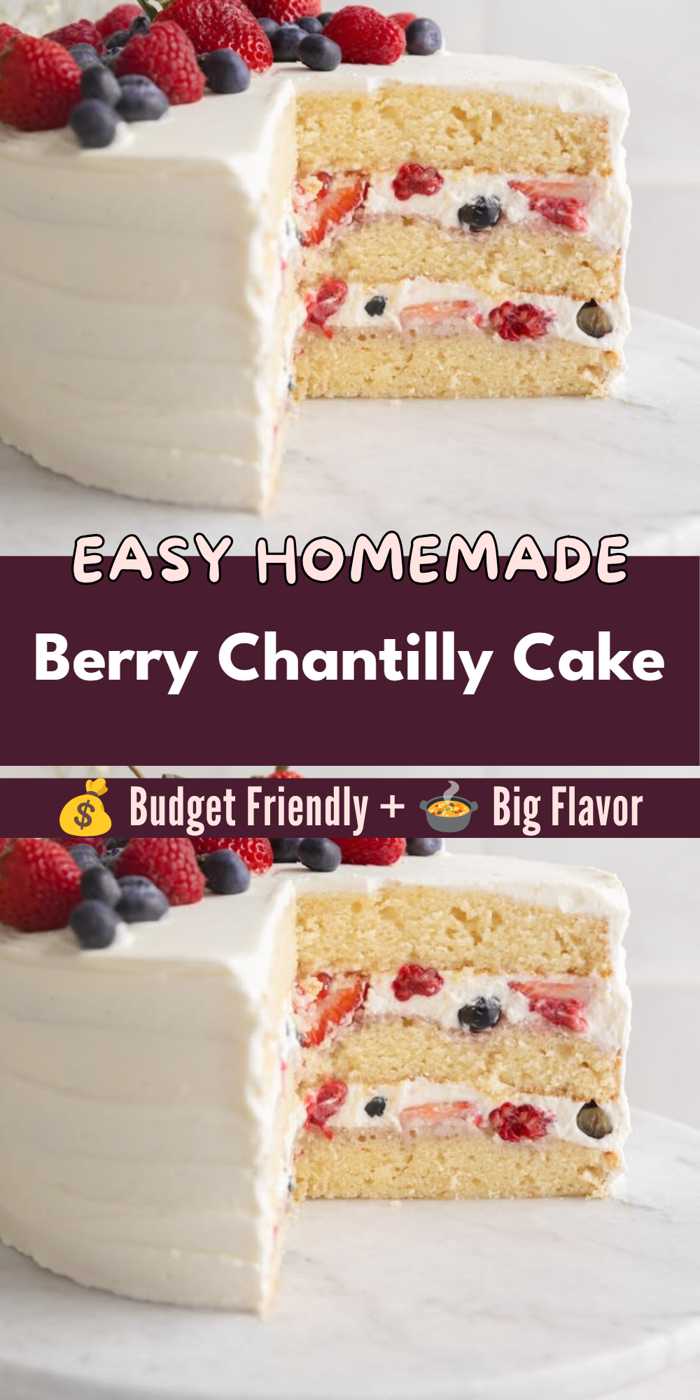 Berry Chantilly Cake