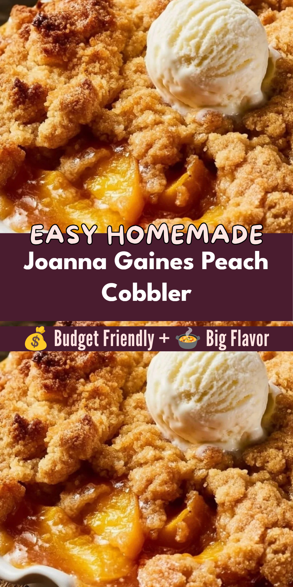 Joanna Gaines Peach Cobbler