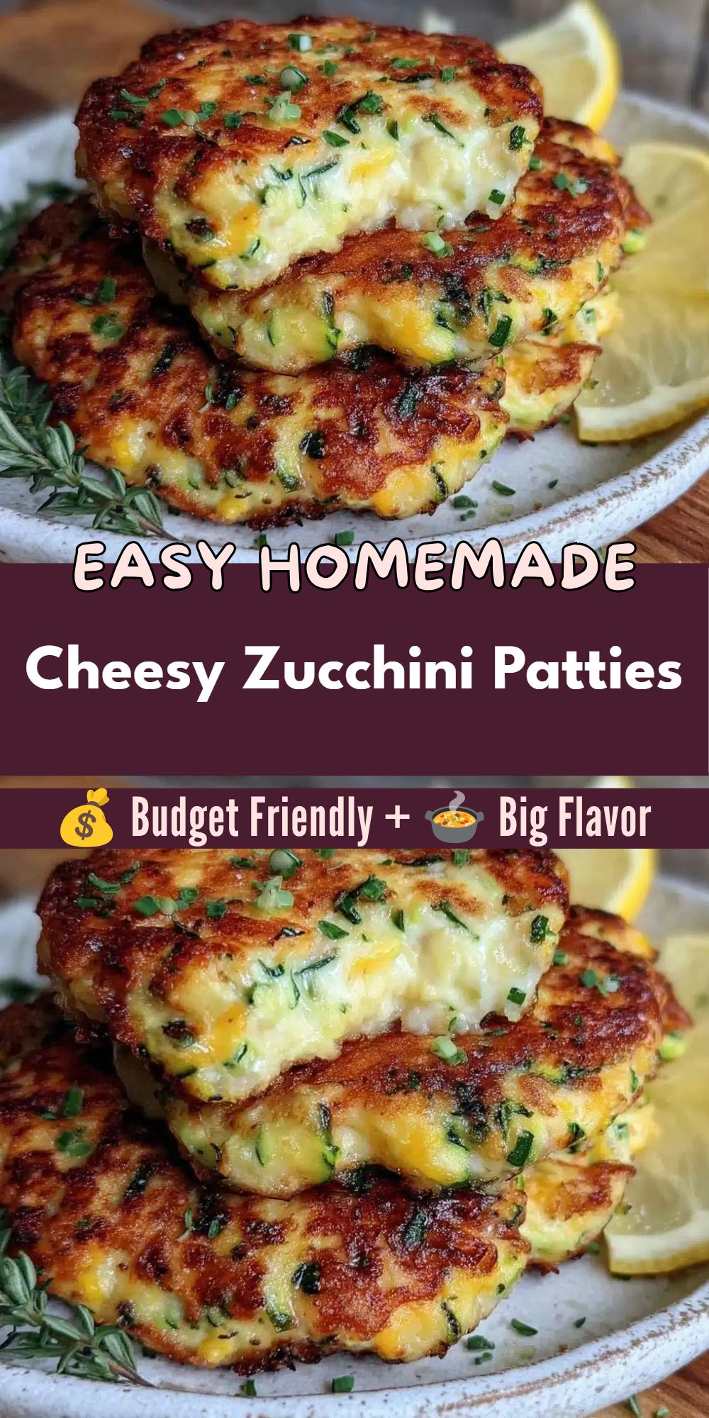 Cheesy Zucchini Patties