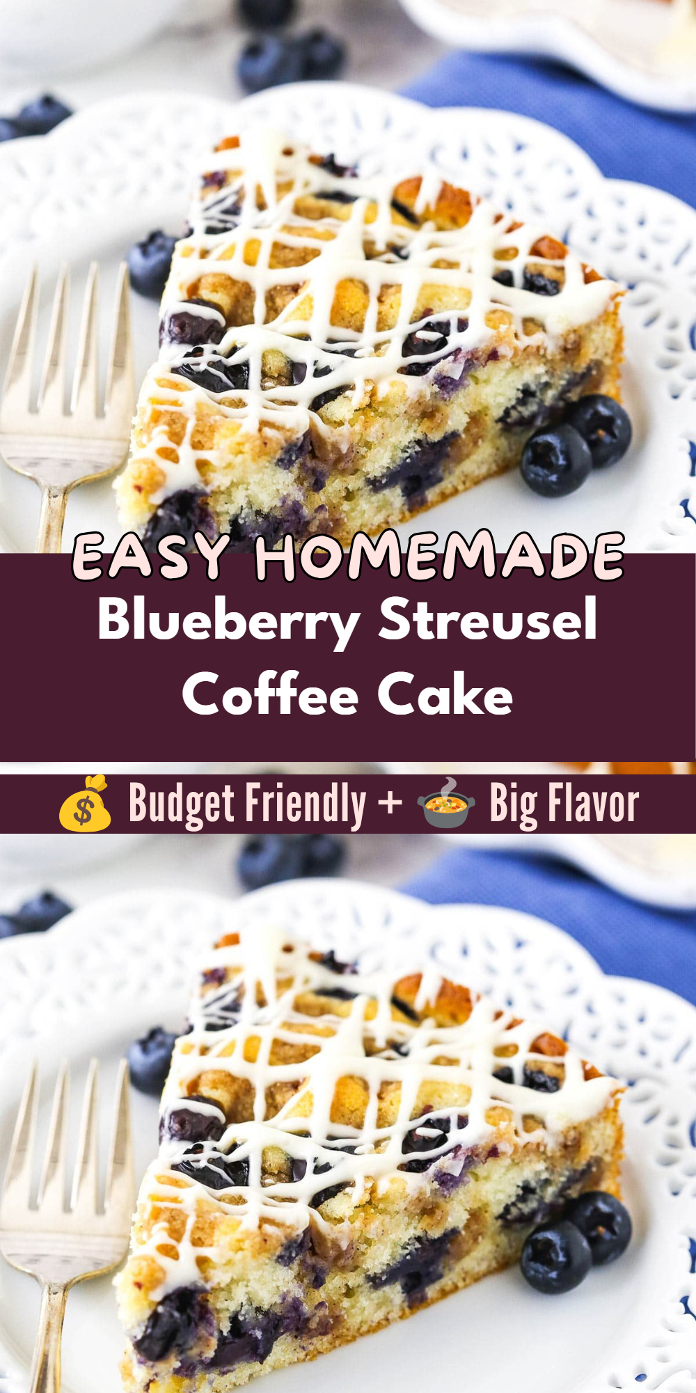 Blueberry Streusel Coffee Cake