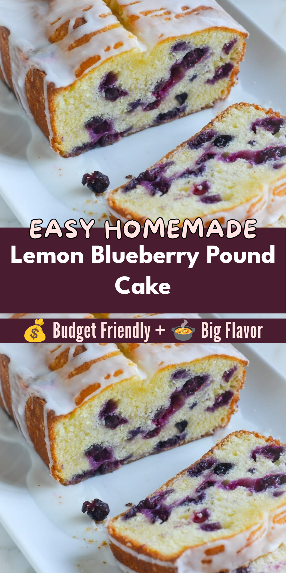 Lemon Blueberry Pound Cake