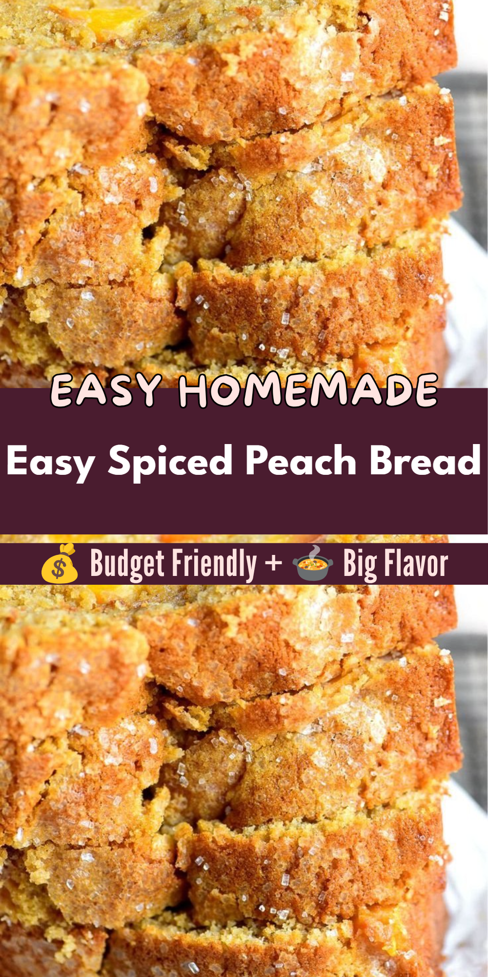 Easy Spiced Peach Bread