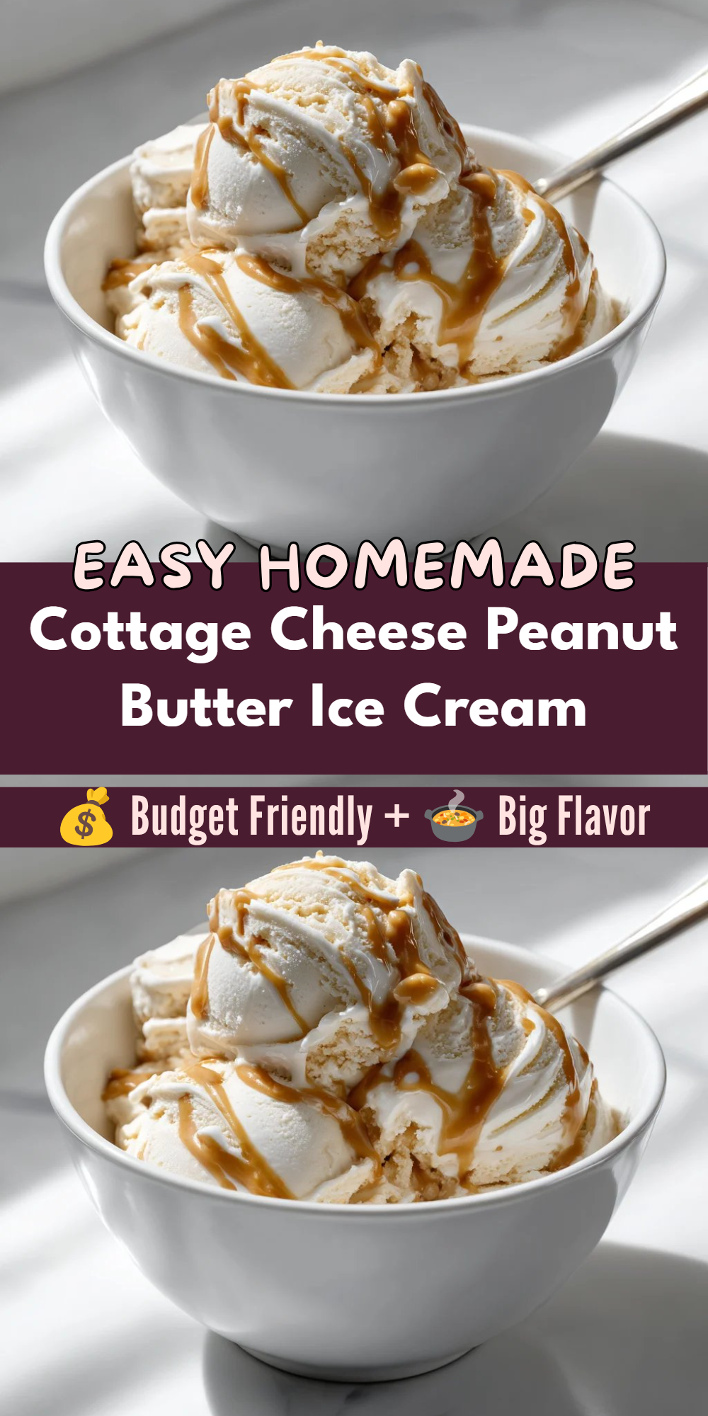 Cottage Cheese Peanut Butter Ice Cream