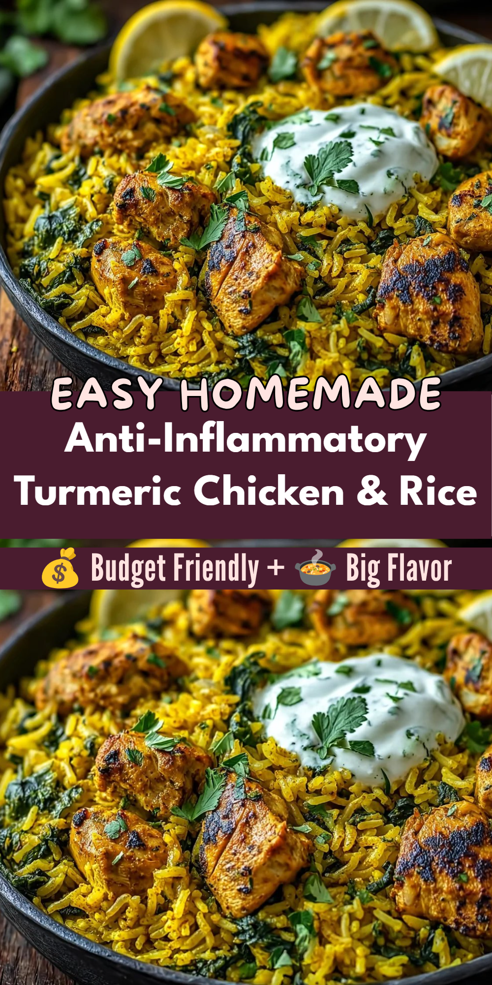 Anti-Inflammatory Turmeric Chicken & Rice