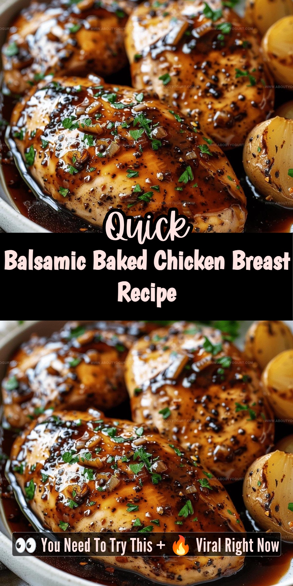 Balsamic Baked Chicken Breast Recipe