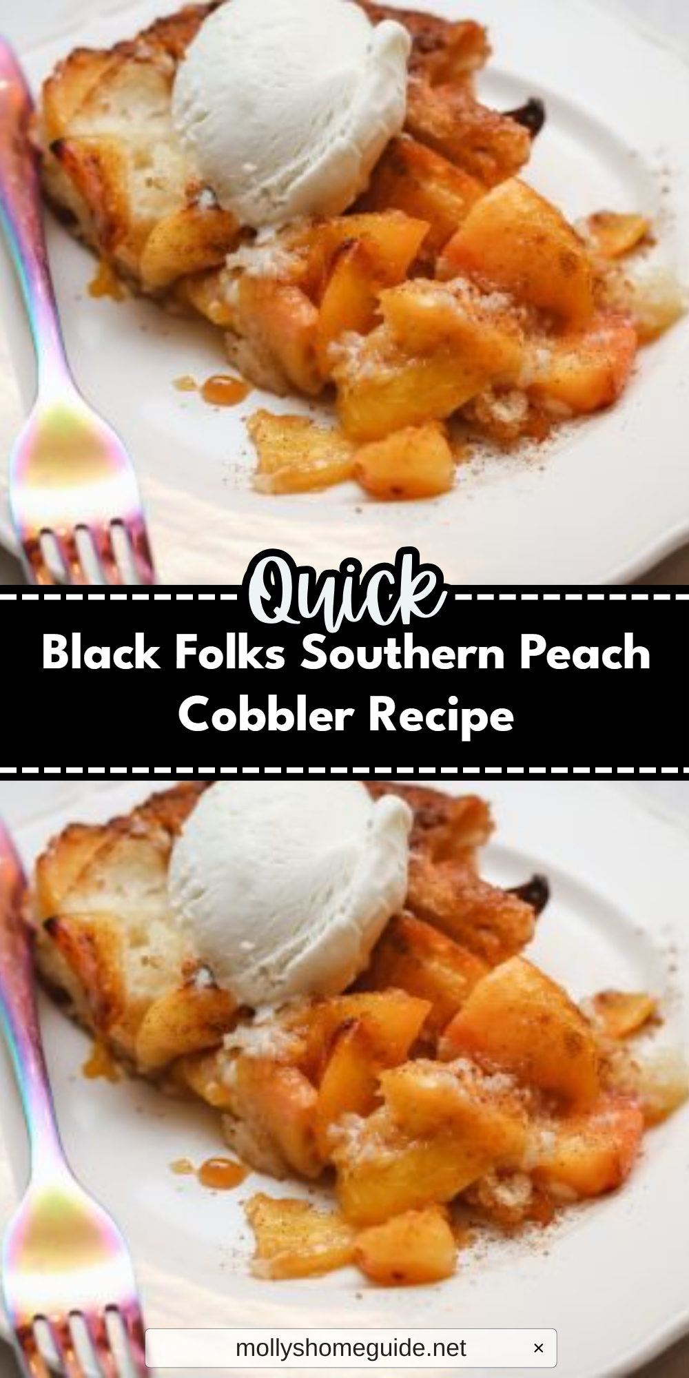 Black Folks Southern Peach Cobbler Recipe