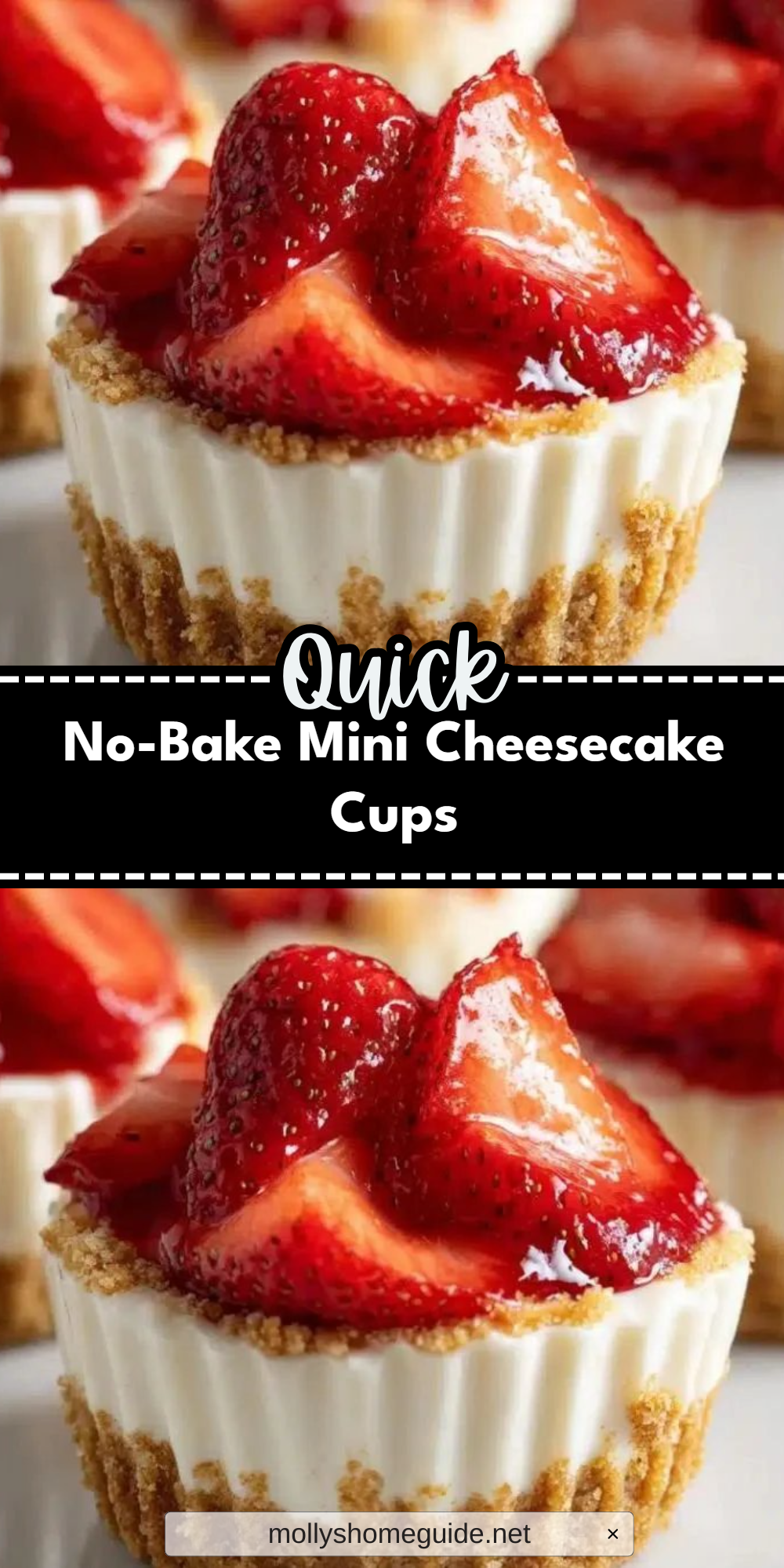 No-Bake Mini Cheesecake Cups