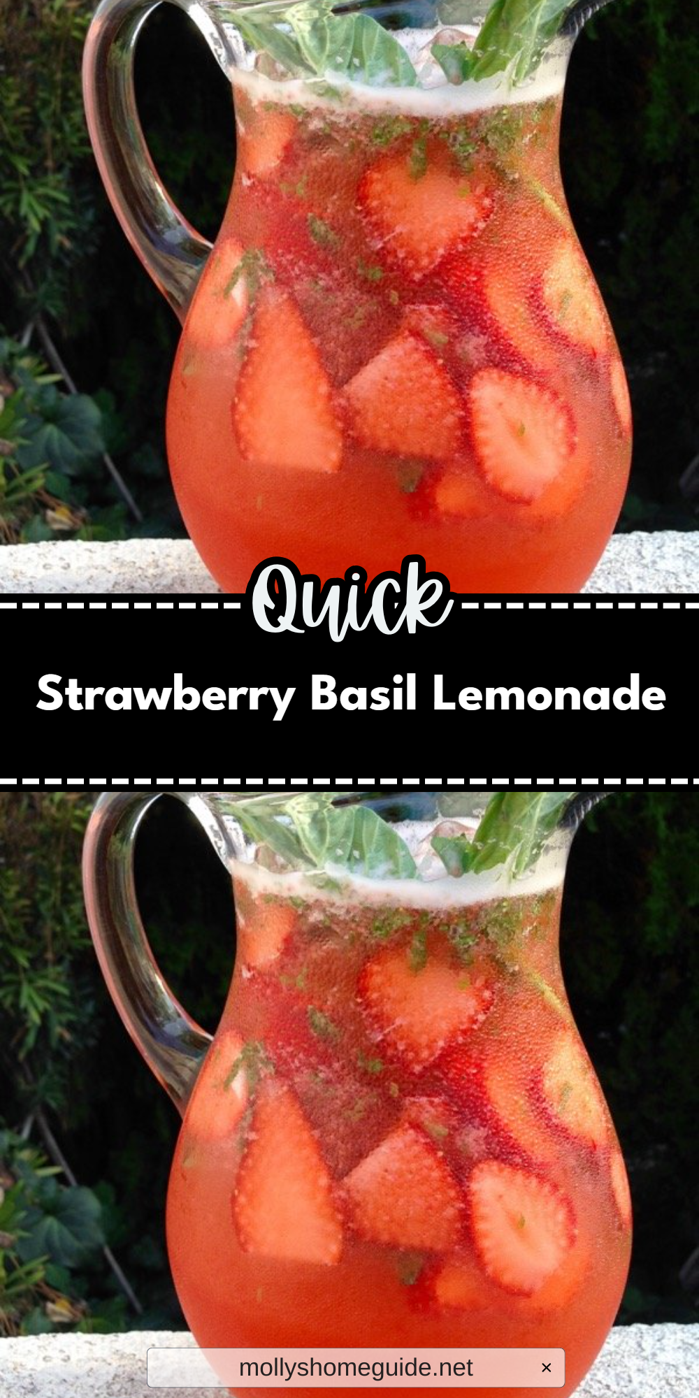 Strawberry Basil Lemonade