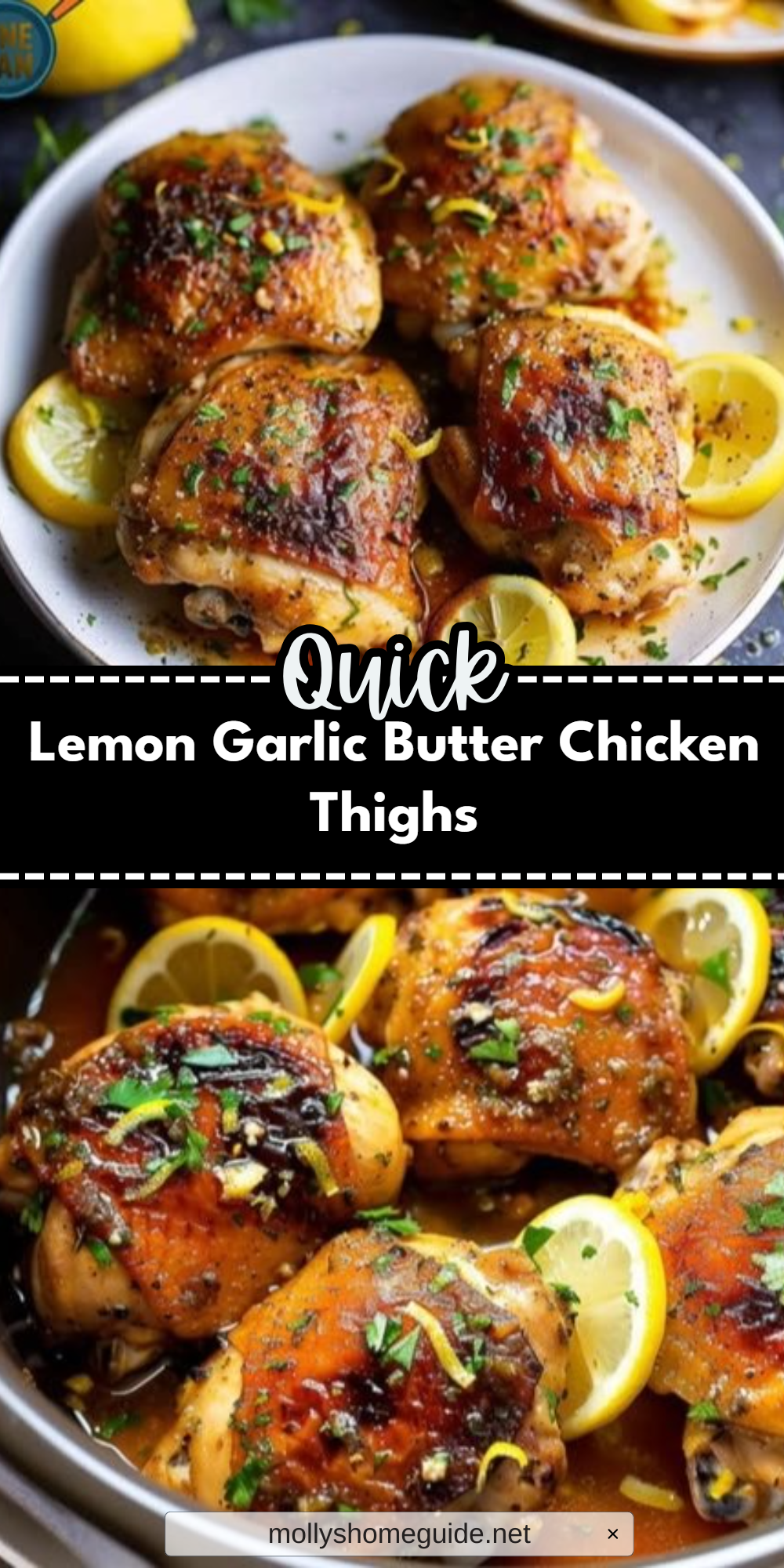 Lemon Garlic Butter Chicken Thighs