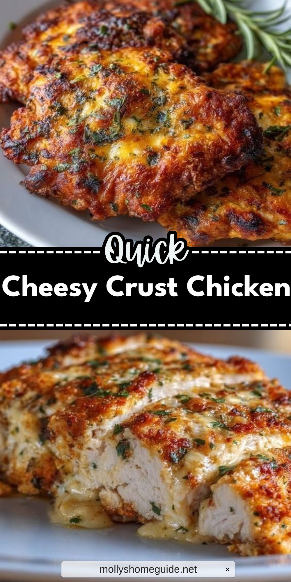 Cheesy Crust Chicken