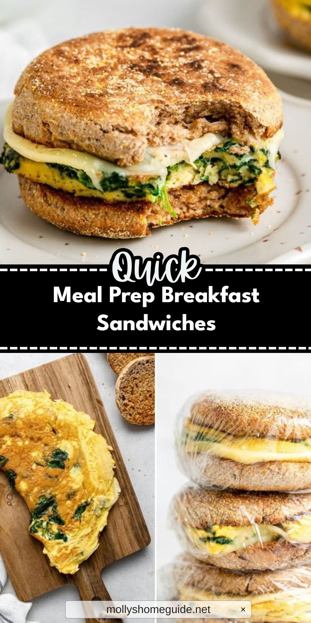 Meal Prep Breakfast Sandwiches