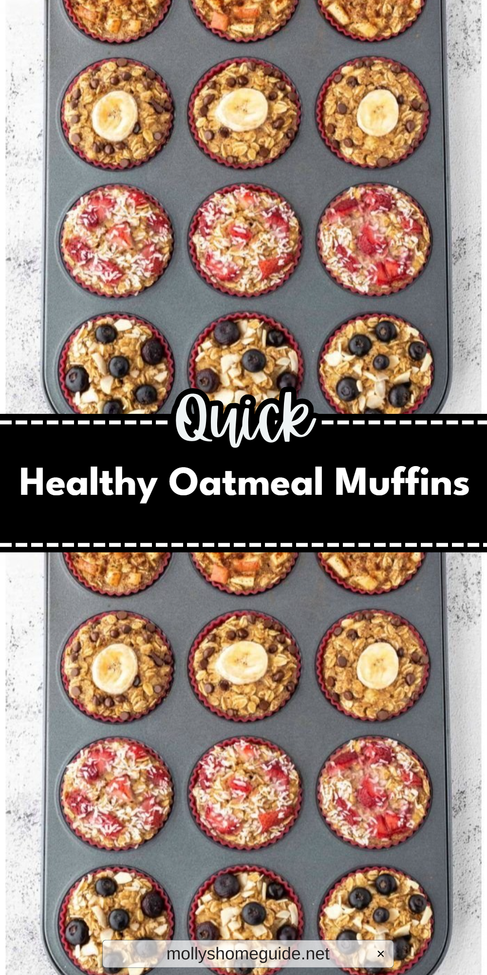 Healthy Oatmeal Muffins