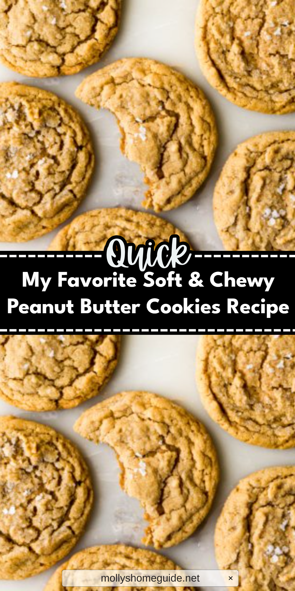 My Favorite Soft & Chewy Peanut Butter Cookies Recipe