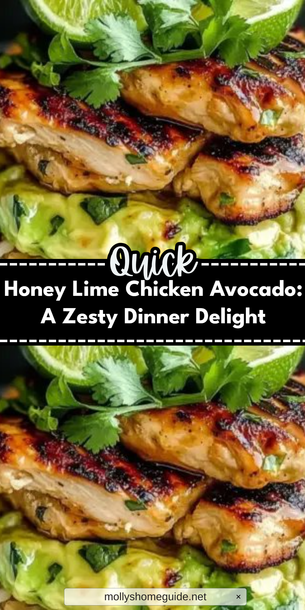 Honey Lime Chicken Avocado: A Zesty Dinner Delight