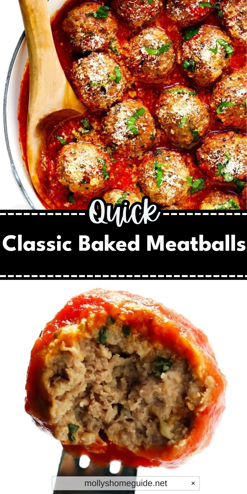 Classic Baked Meatballs