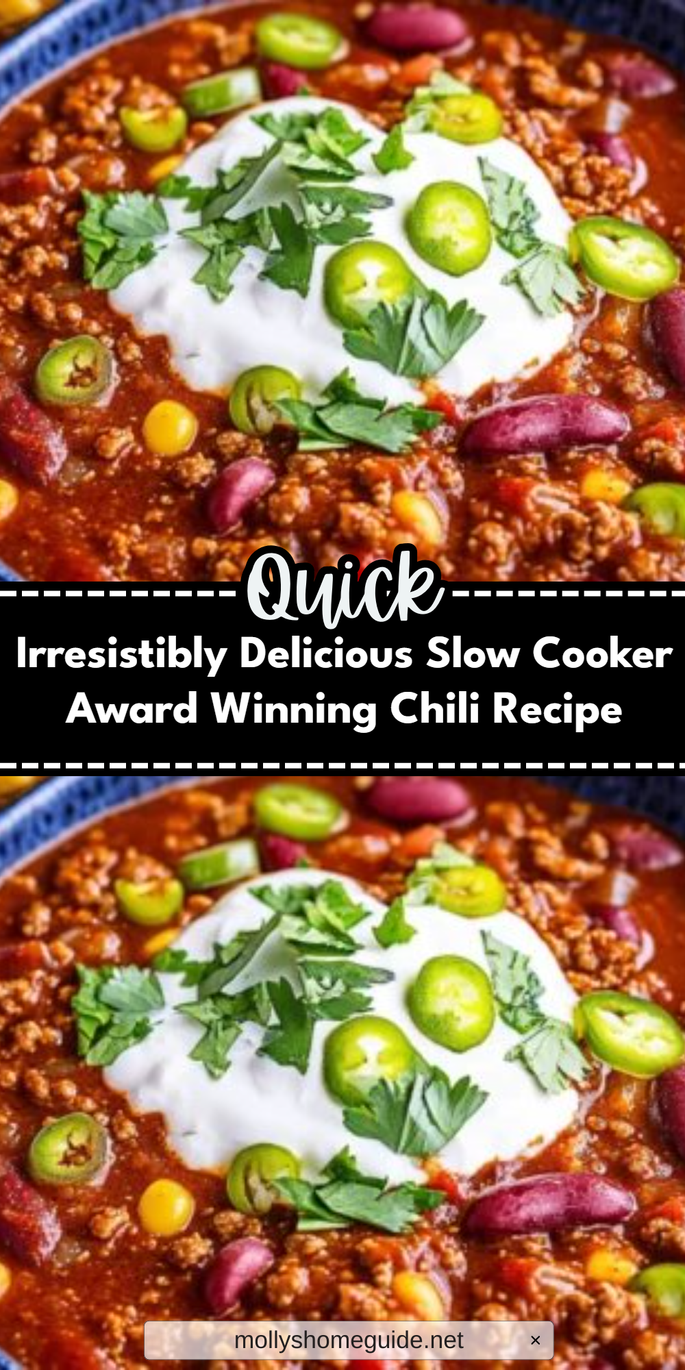 Irresistibly Delicious Slow Cooker Award Winning Chili Recipe