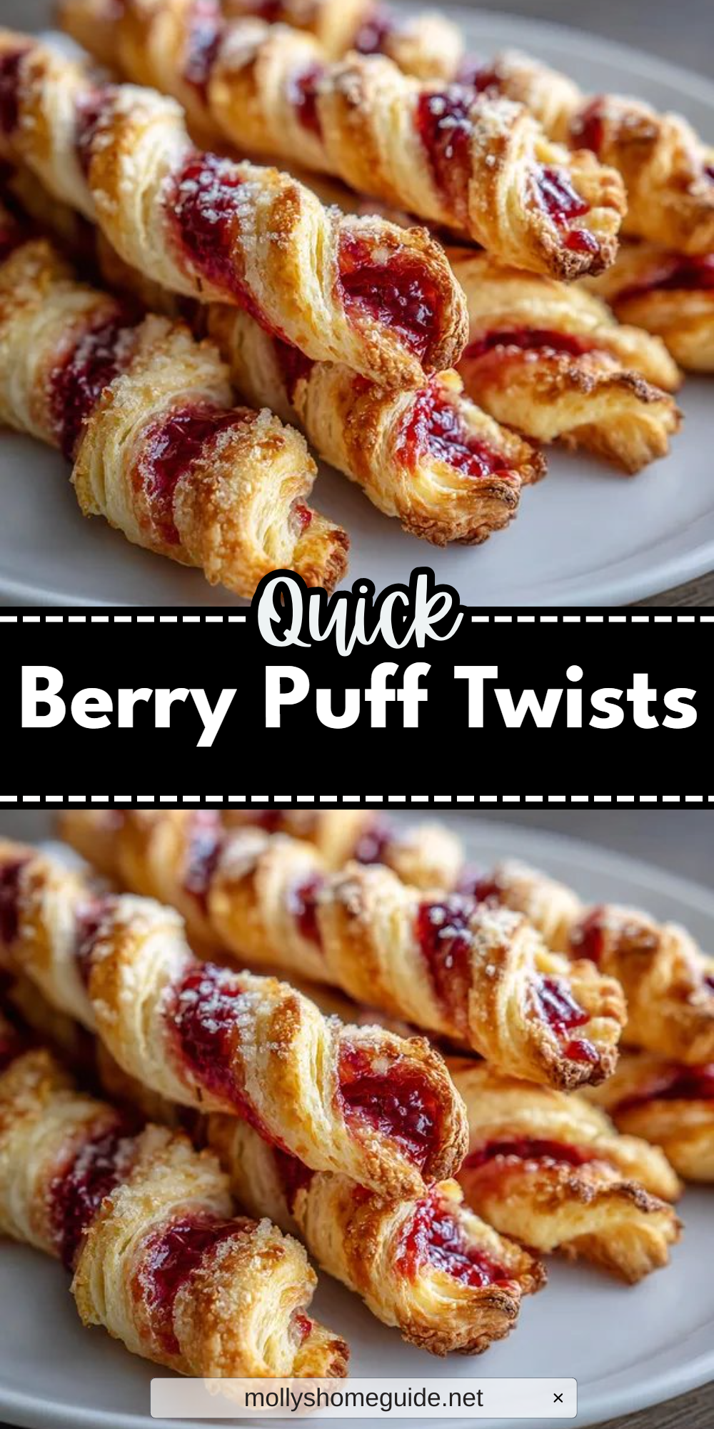 Berry Puff Twists