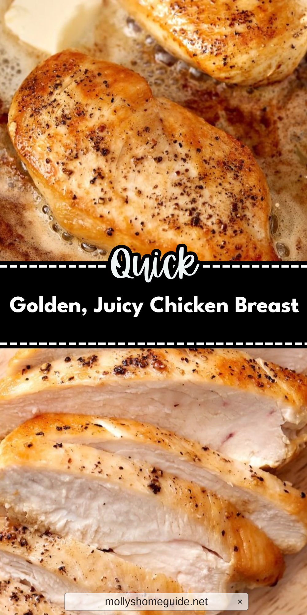 Golden, Juicy Chicken Breast