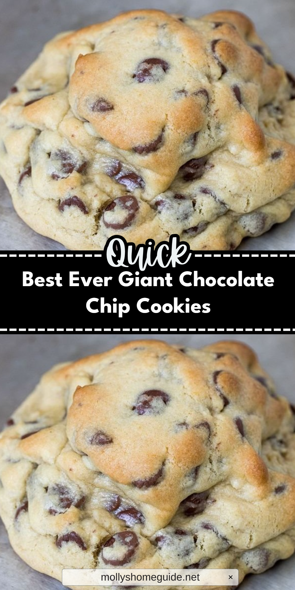 Best Ever Giant Chocolate Chip Cookies