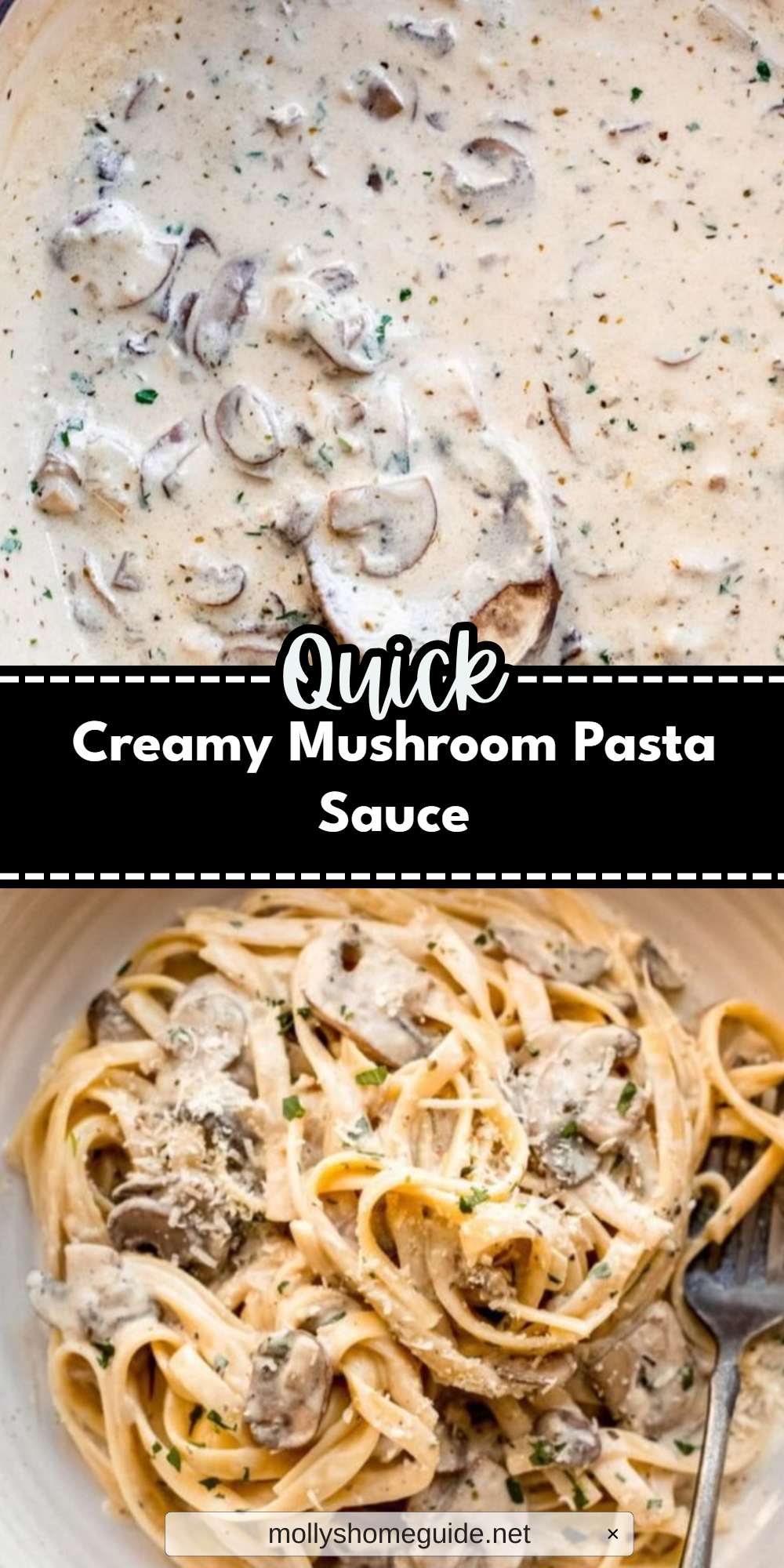 Creamy Mushroom Pasta Sauce