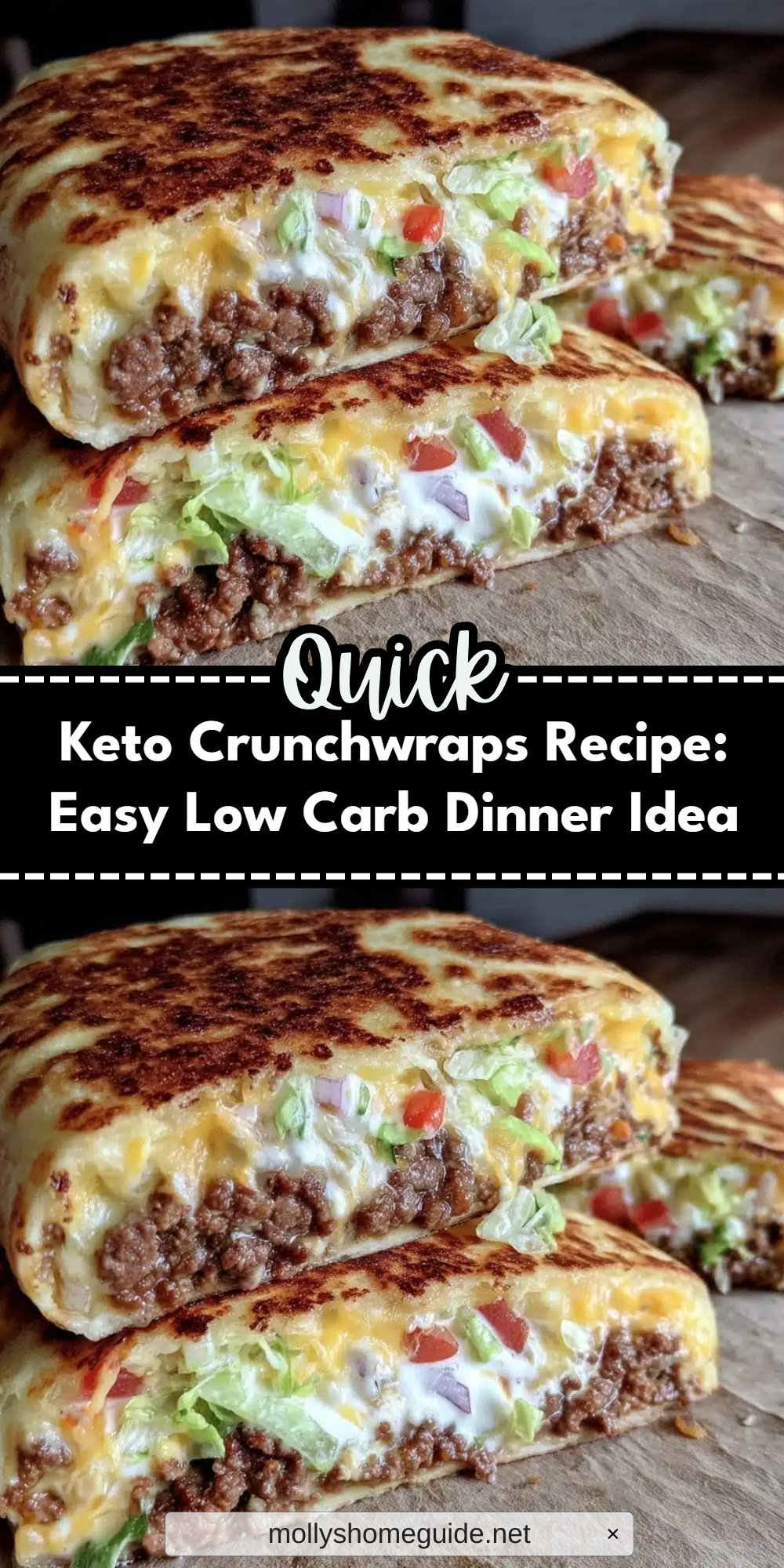 Keto Crunchwraps Recipe: Easy Low Carb Dinner Idea