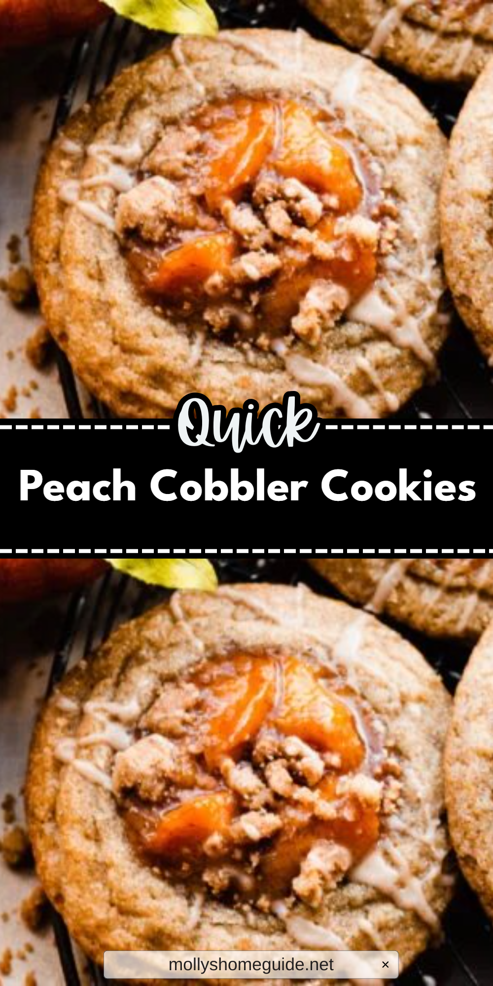 Peach Cobbler Cookies