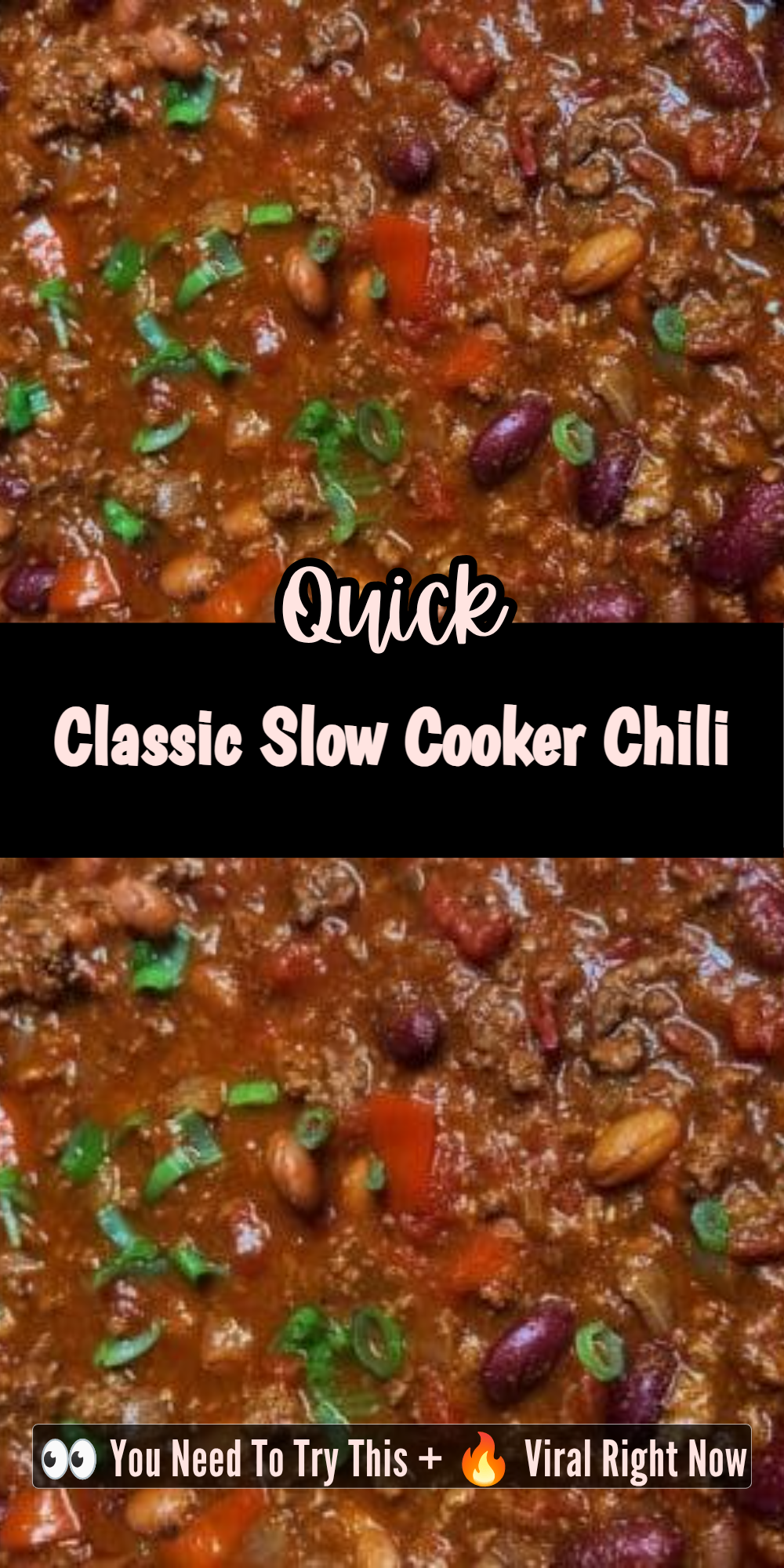 Classic Slow Cooker Chili