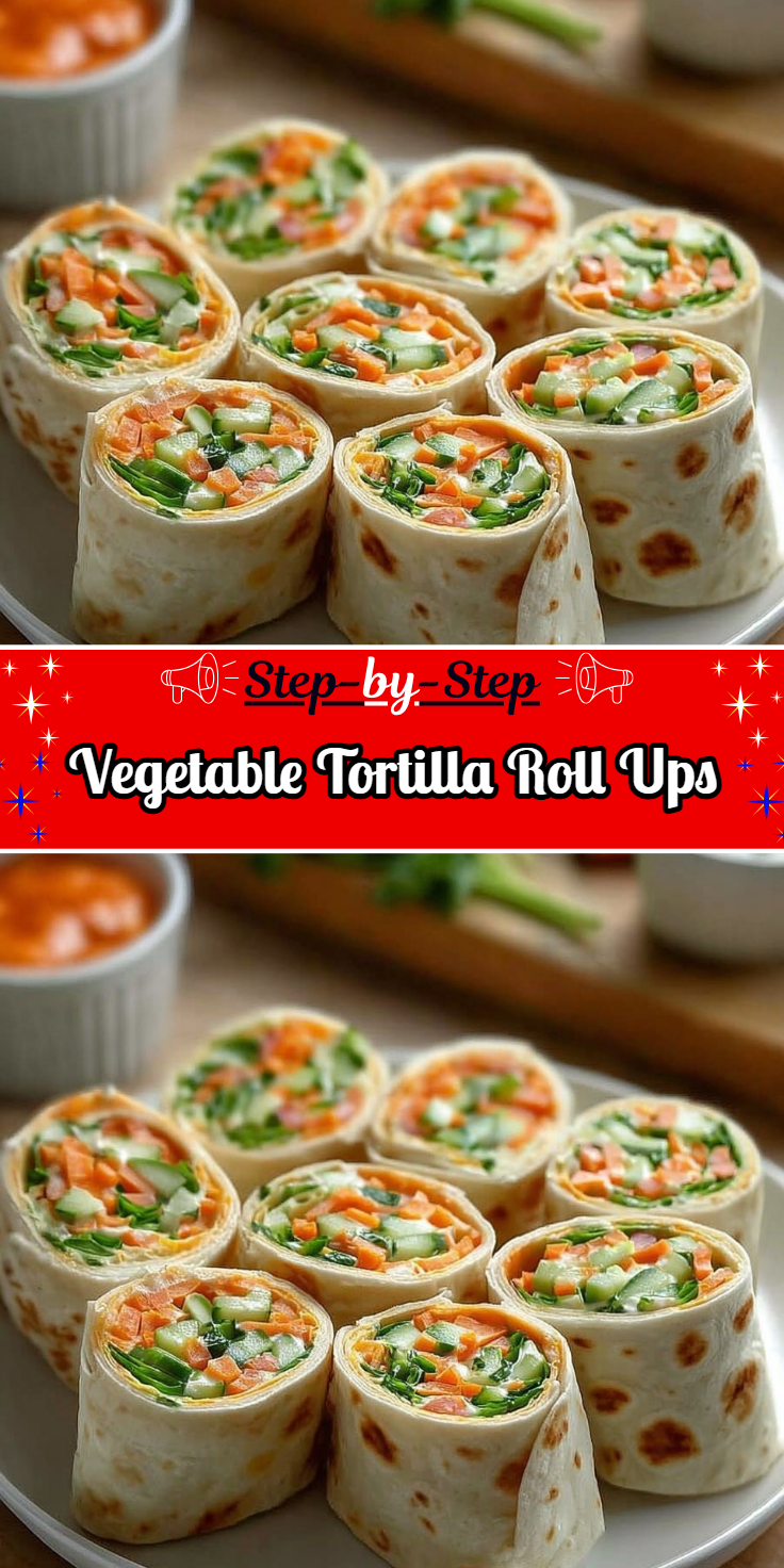 Vegetable Tortilla Roll Ups