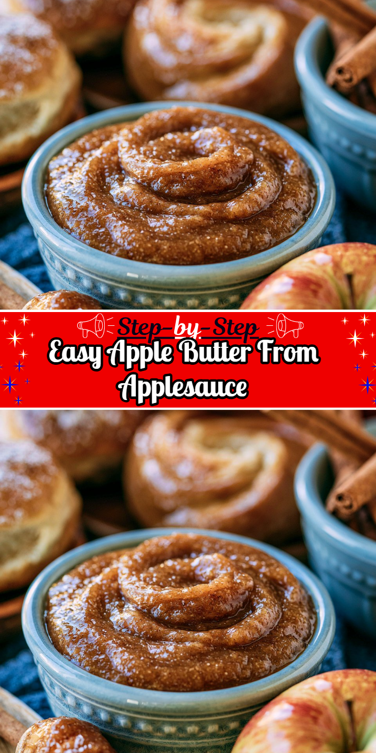 Easy Apple Butter From Applesauce