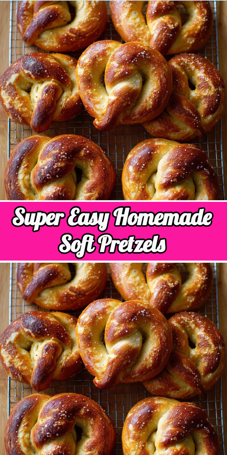 Super Easy Homemade Soft Pretzels