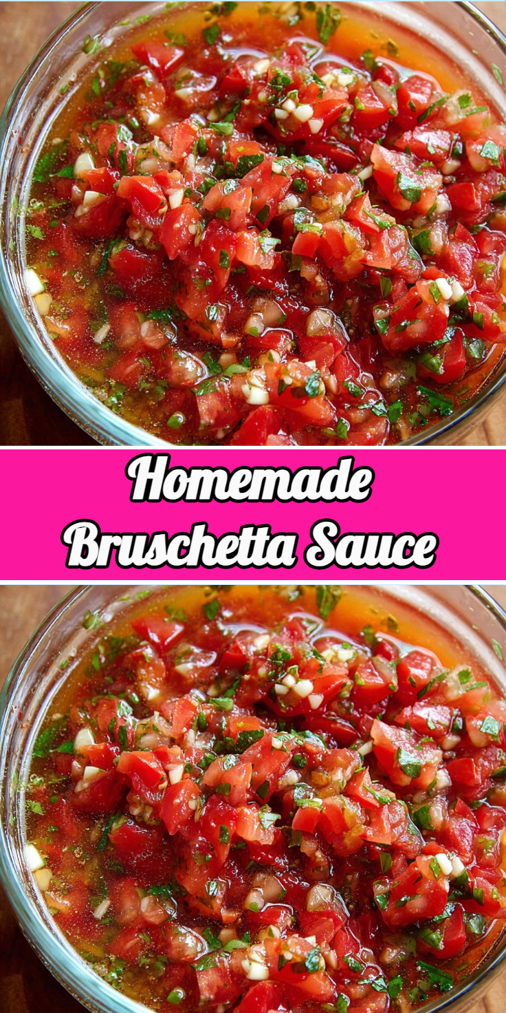 Homemade Bruschetta Sauce
