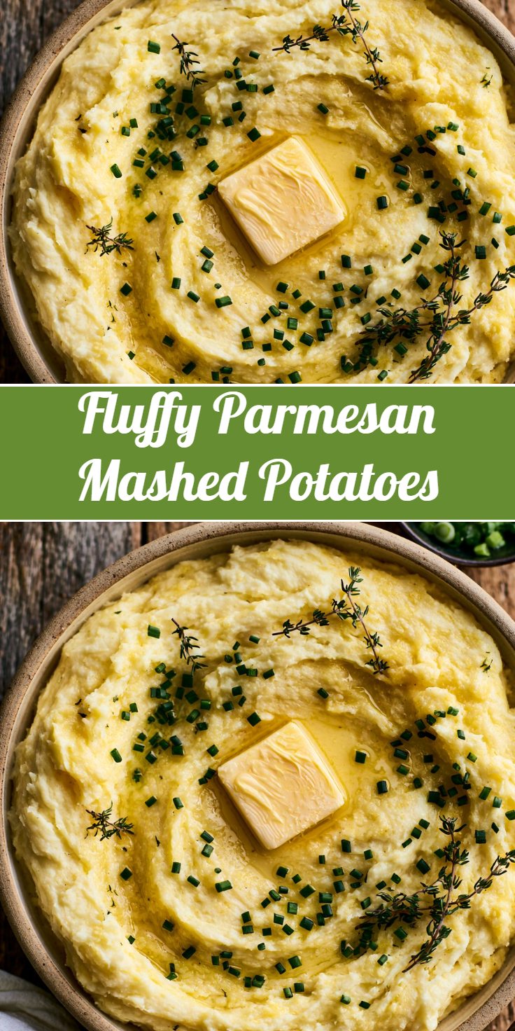 Fluffy Parmesan Mashed Potatoes