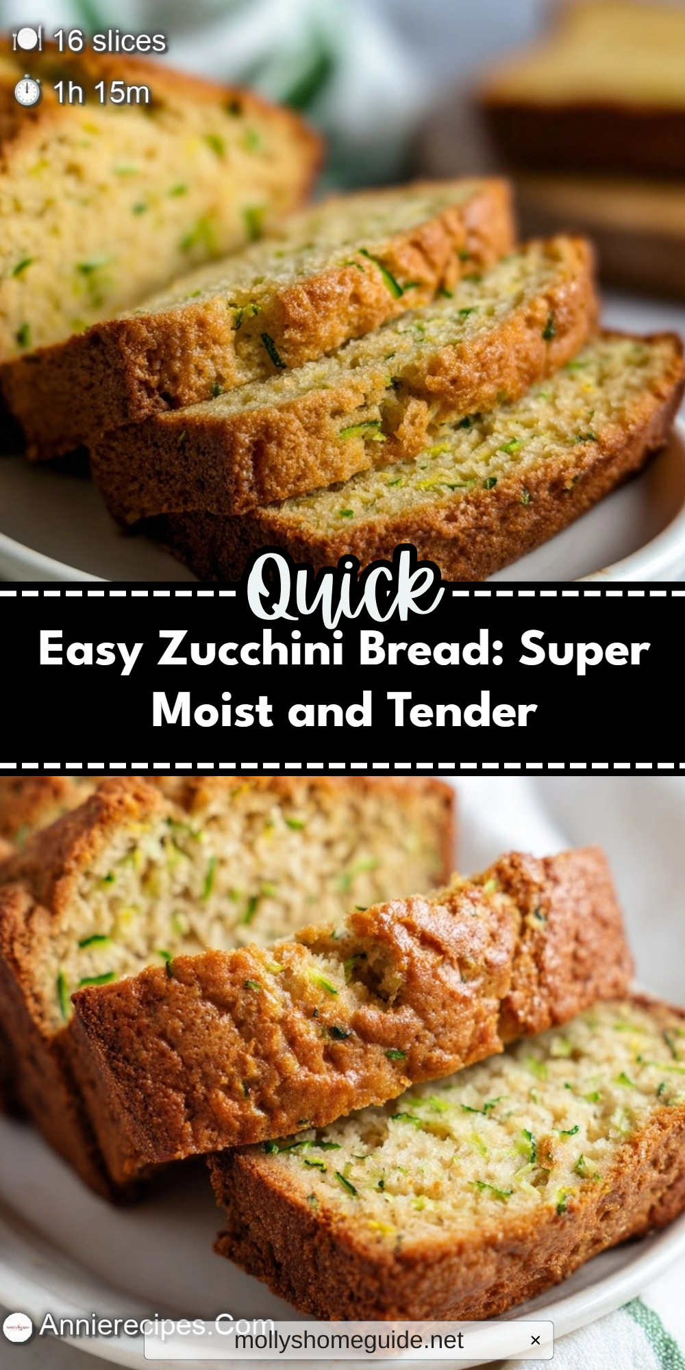 Easy Zucchini Bread: Super Moist and Tender