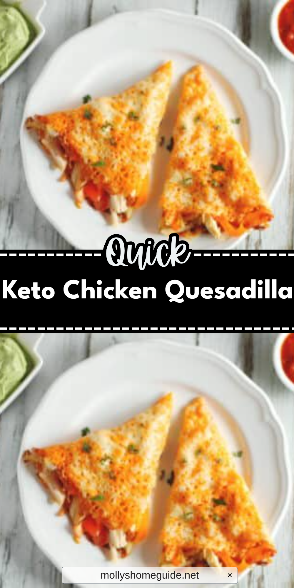 Keto Chicken Quesadilla