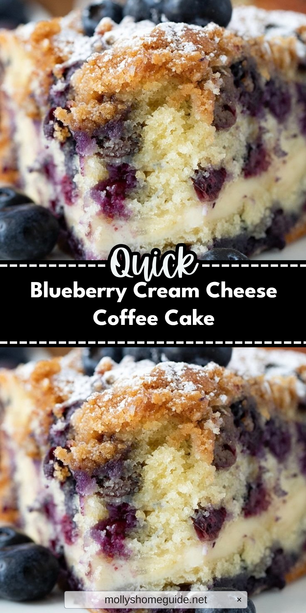 Blueberry Cream Cheese Coffee Cake