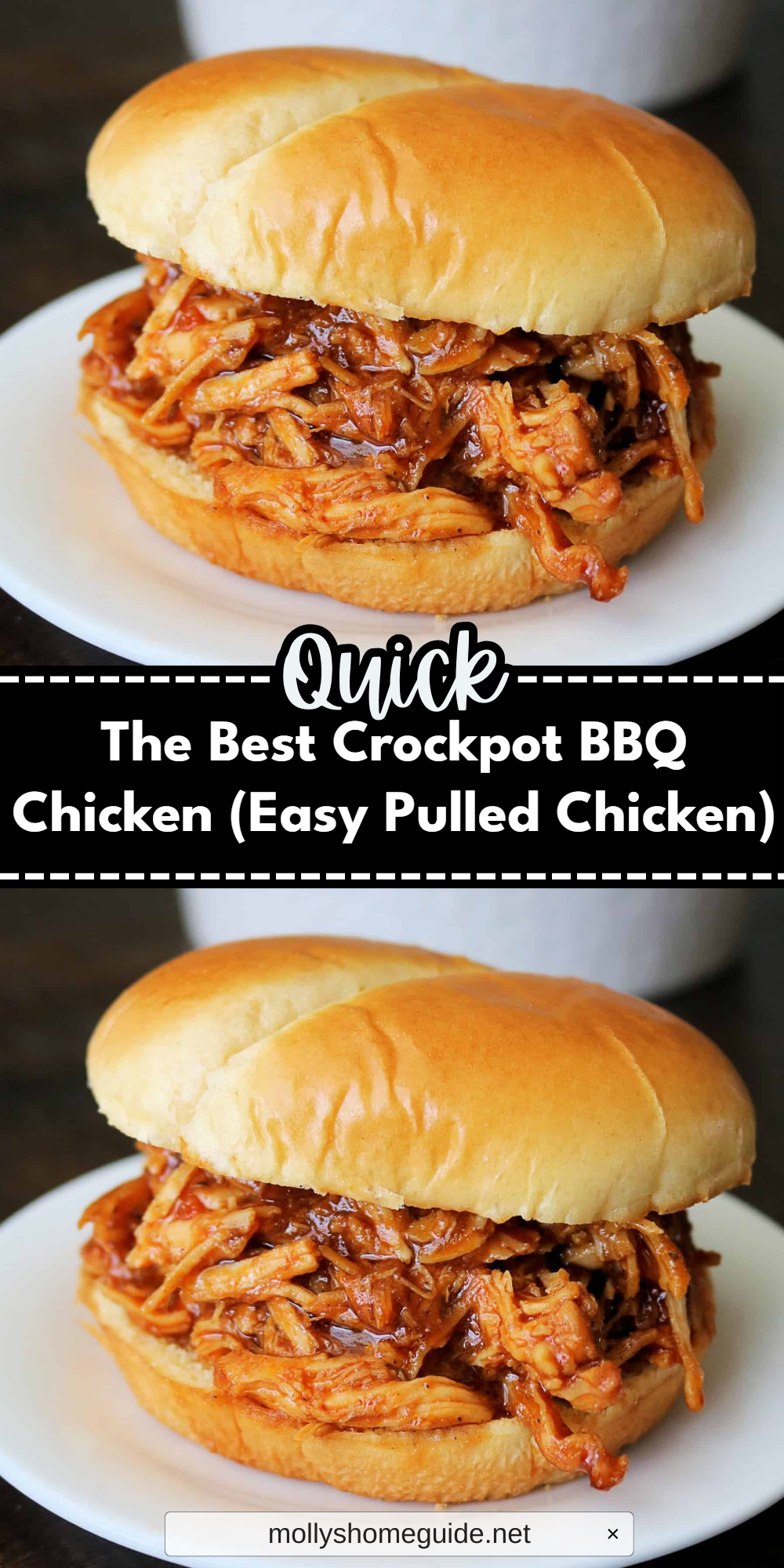 The Best Crockpot BBQ Chicken (Easy Pulled Chicken)