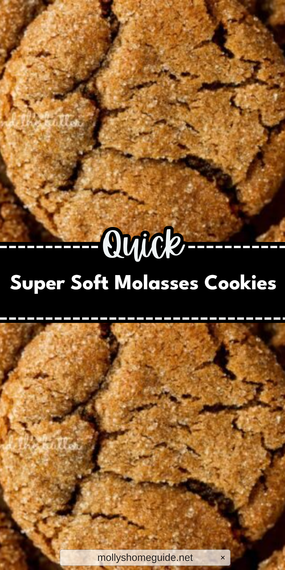Super Soft Molasses Cookies