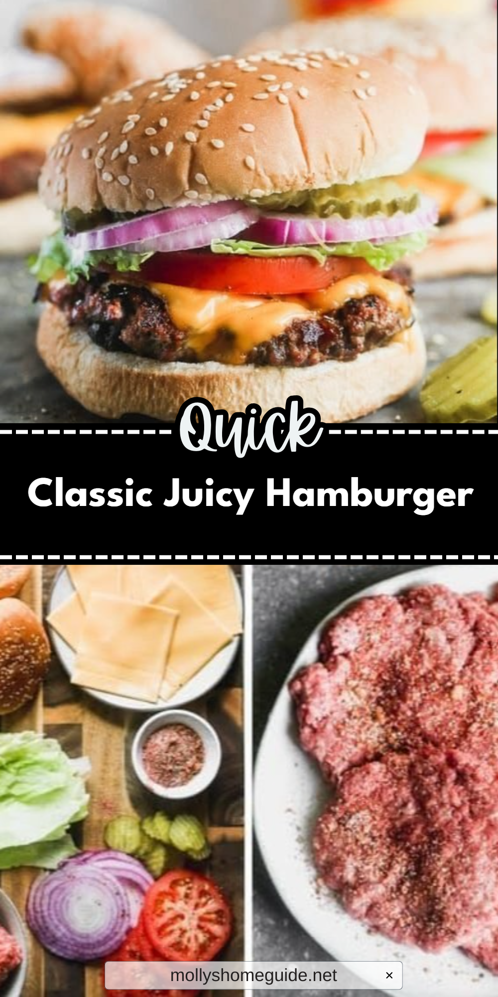 Classic Juicy Hamburger