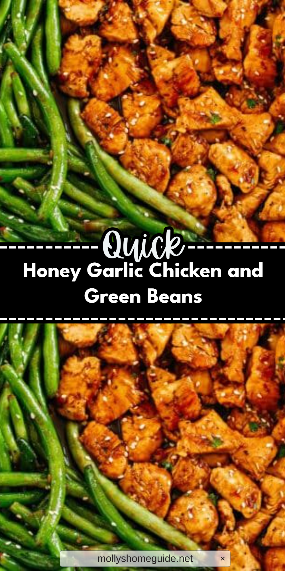 Honey Garlic Chicken and Green Beans