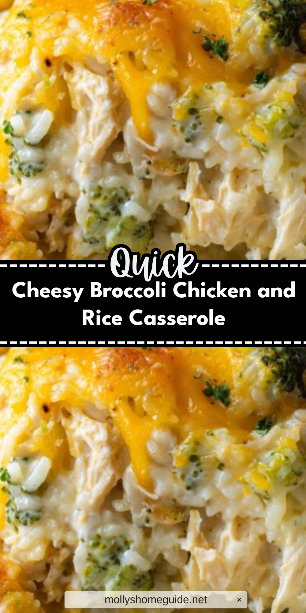 Cheesy Broccoli Chicken and Rice Casserole