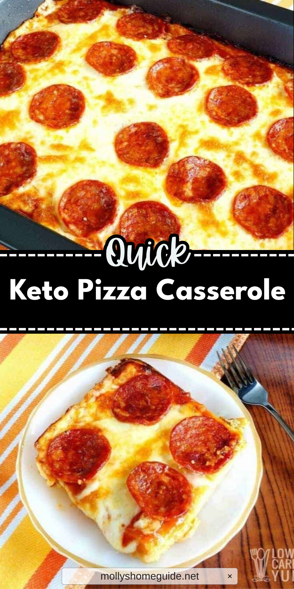 Keto Pizza Casserole